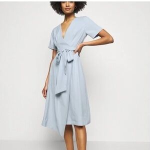 Club Monaco Asymmetrical Wrap Dress